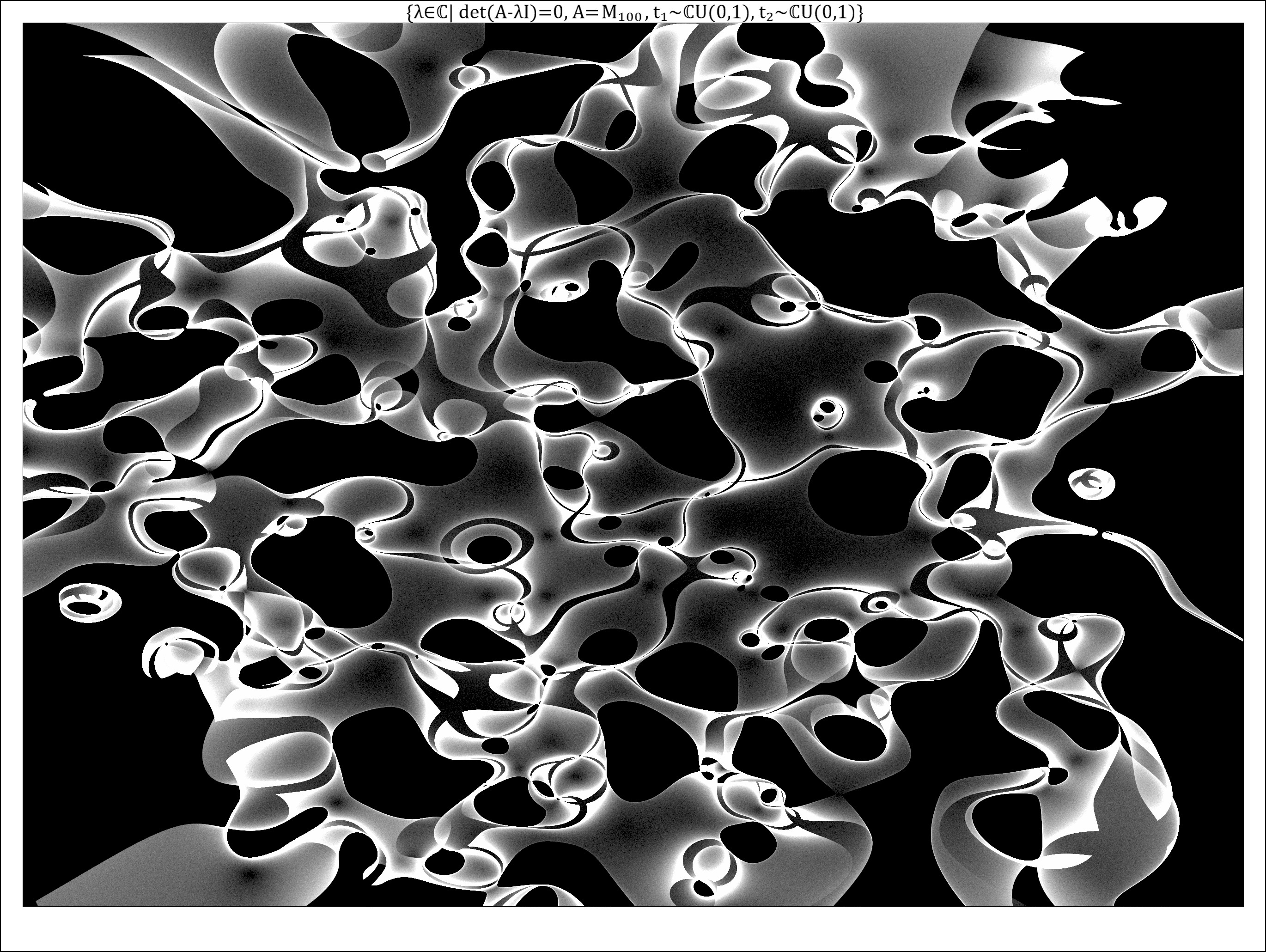 Random Matrix of order 100